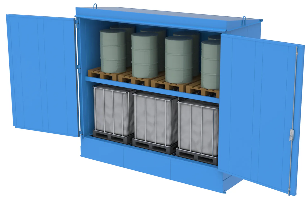 EI60-M7003734 Brandsäker container för kemikalier utomhus